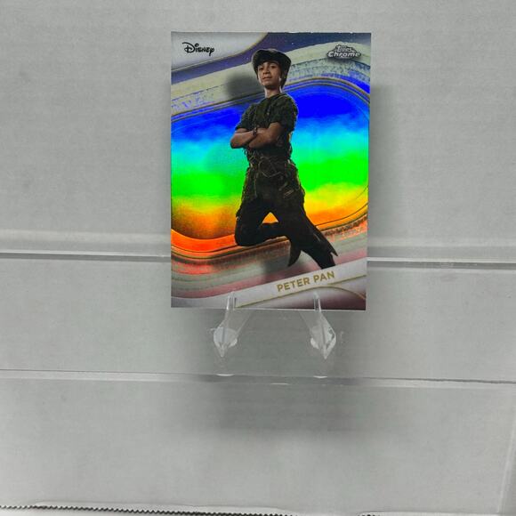 Disney Topps Chrome 2025 Peter Pan Live Action Refractor - Picture 4 of 6
